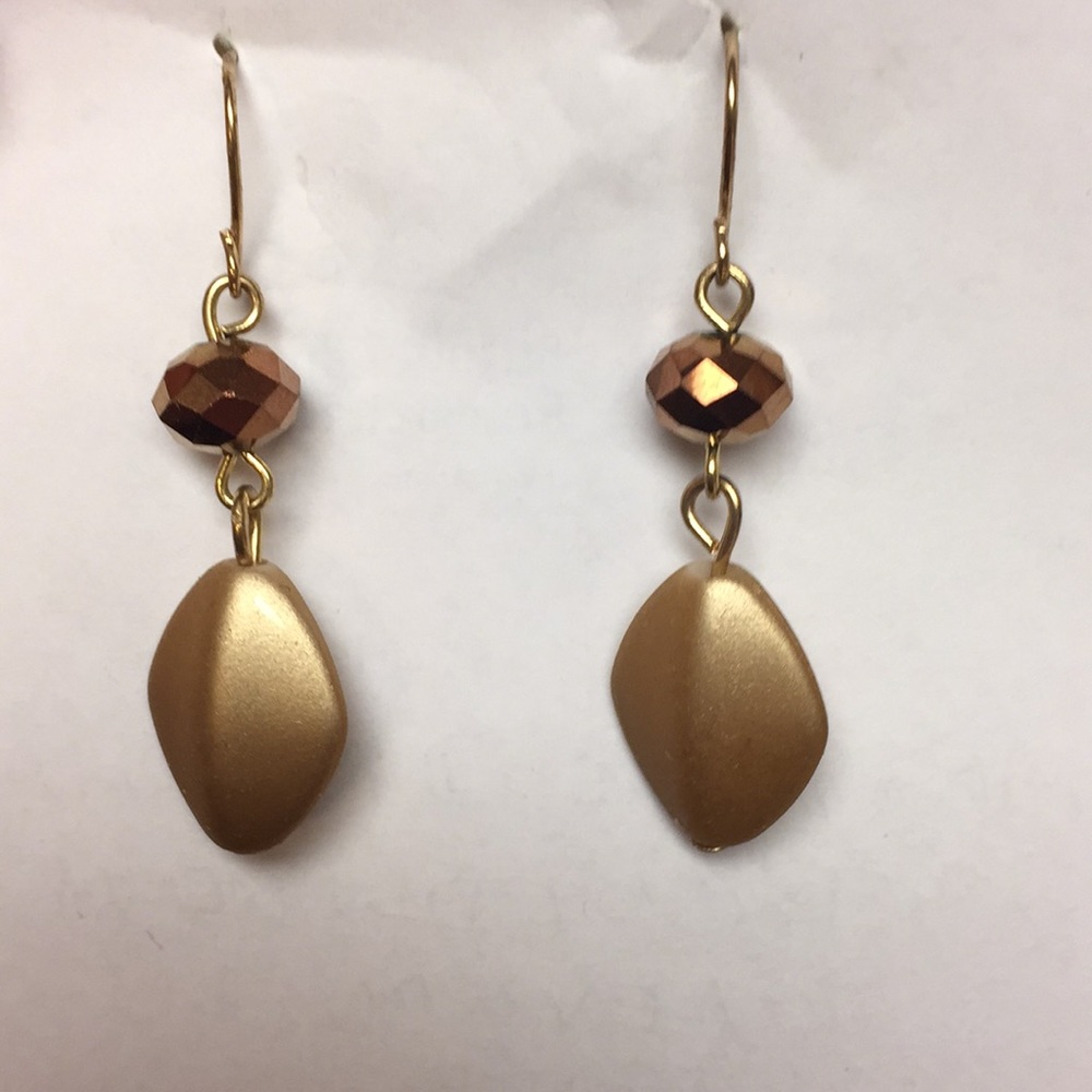 Brown earrings